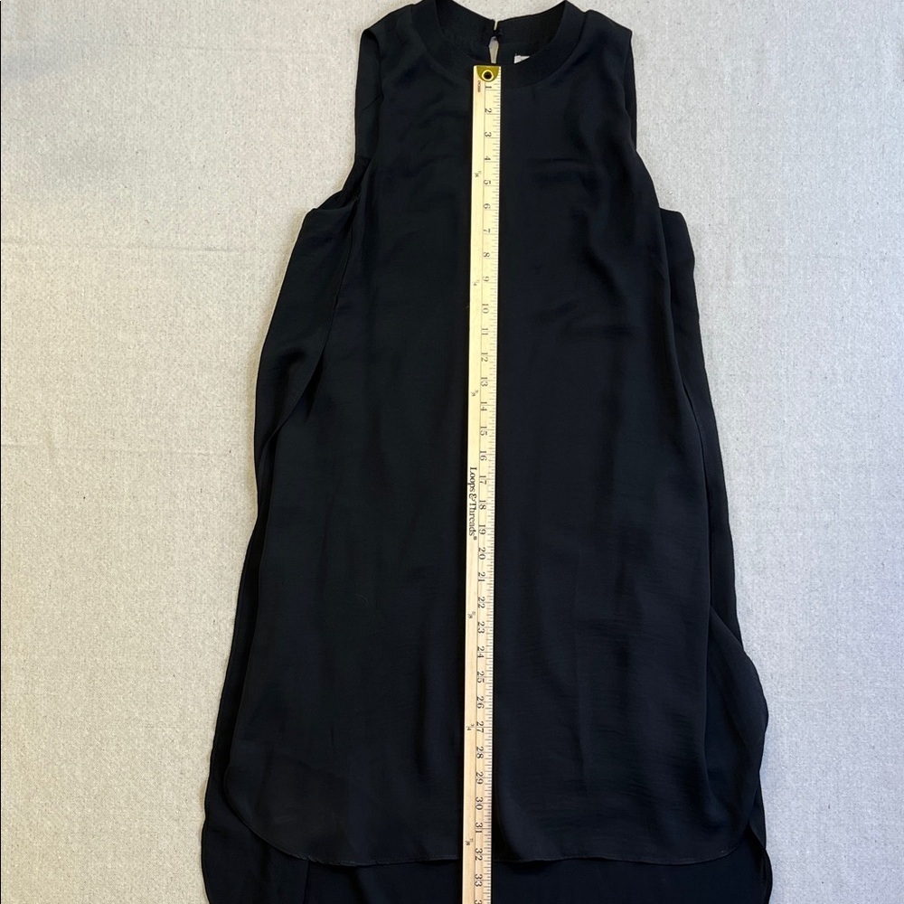 Rachel Roy Black Sleeveless Layered Shift Dress Size Small - Picture 5 of 10